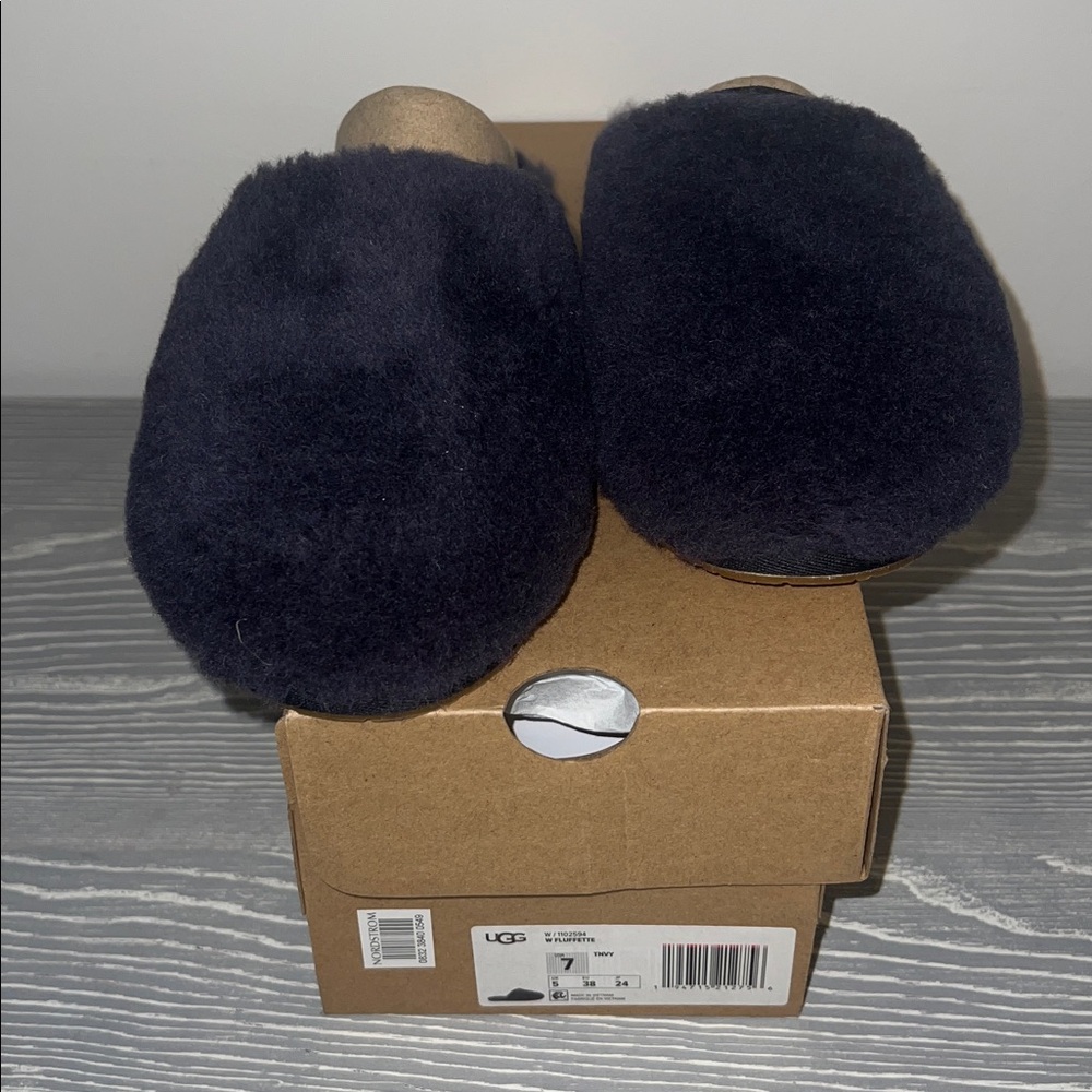 New UGG Fluffette Slipper, Cozy Mule, Classic Fluffy Slip On, UGGs, Slippers